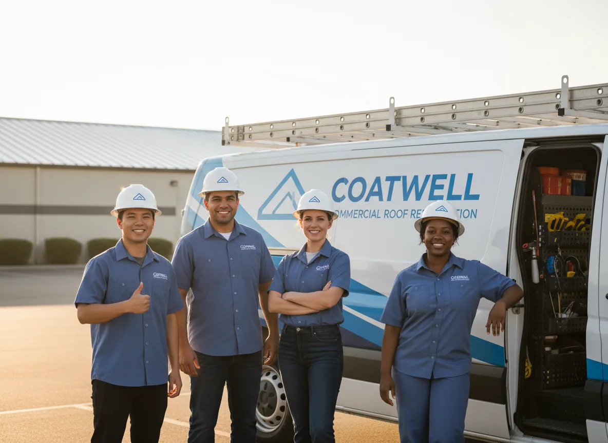 Commercial roof coating company in Iva, SC